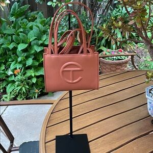 Telfar Mini Bag in Chestnut Brown